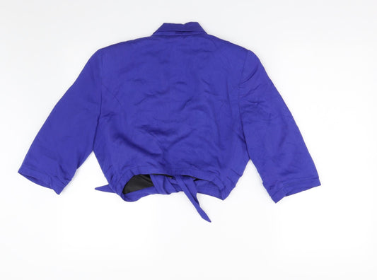 Monsoon Womens Blue Jacket Size 10
