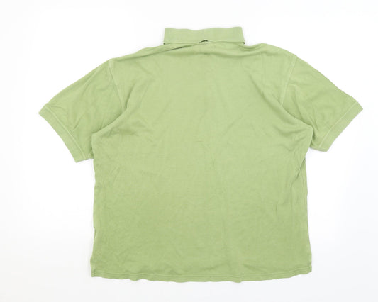 Power Line Mens Green T-Shirt Size M