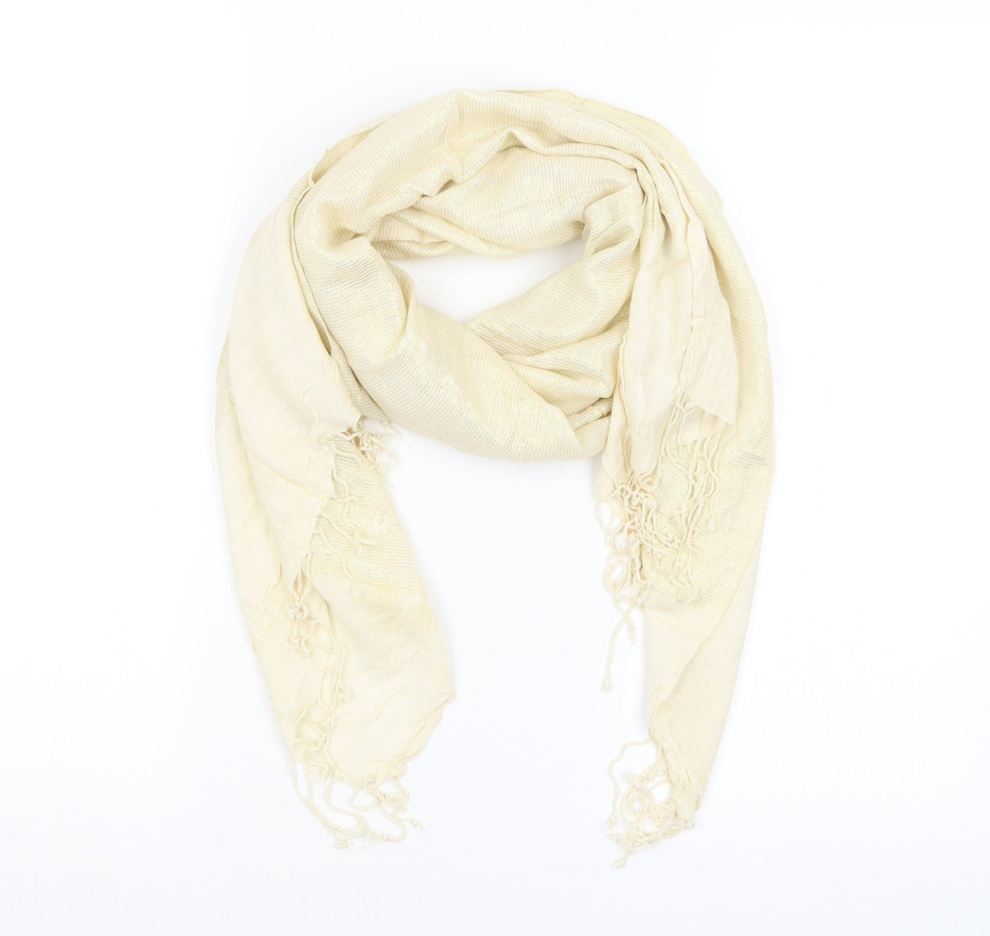 Preworn Womens Gold Scarf