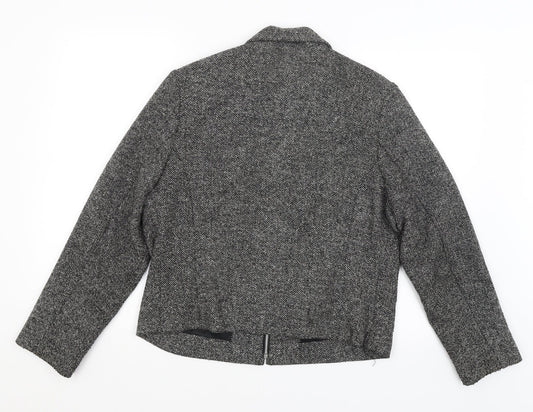 M&S Womens Grey Jacket Blazer Size 16