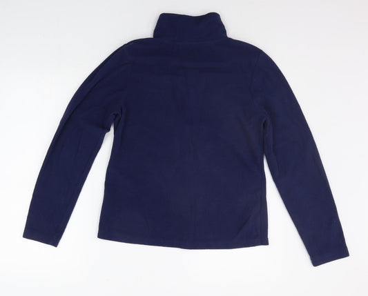deniem co Womens Blue Jacket Coat Size 12