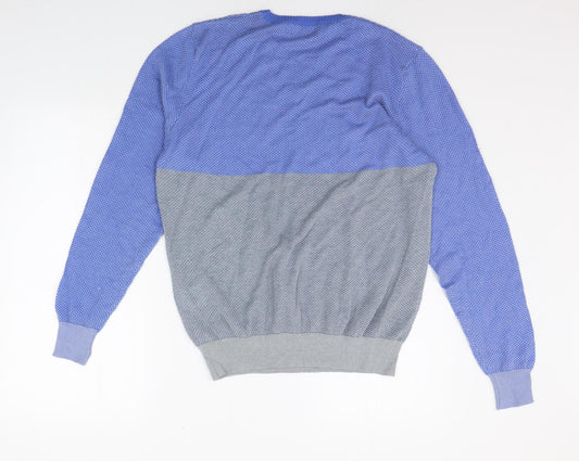 CC Collection Mens Blue Pullover Jumper Size L