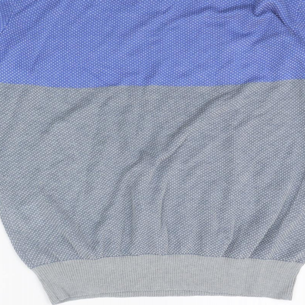 CC Collection Mens Blue Pullover Jumper Size L