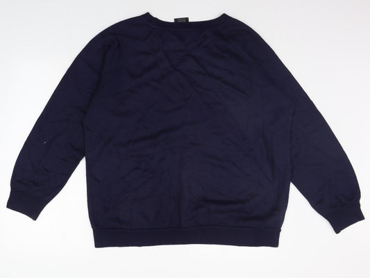 C&A Mens Blue Pullover Jumper Size L
