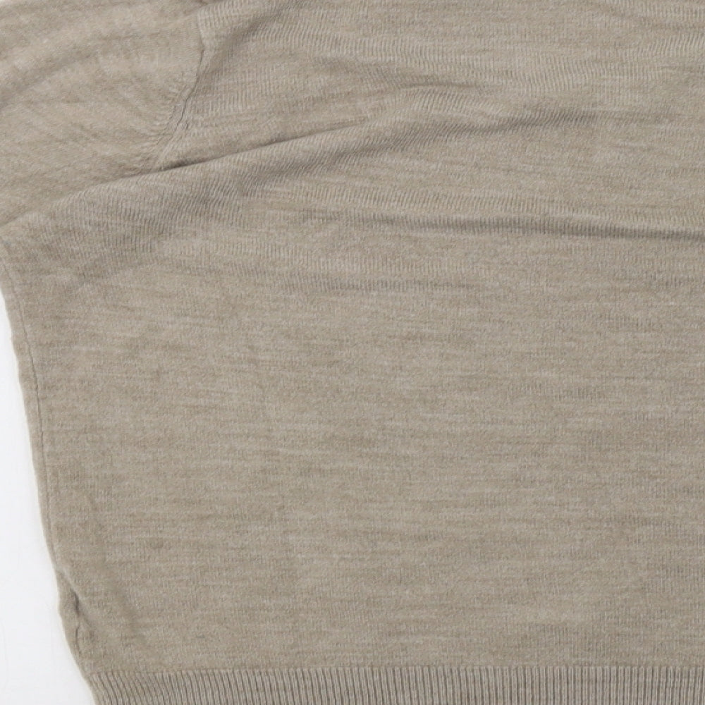 Marks and Spencer Mens Beige Knit Pullover Sweatshirt Size M
