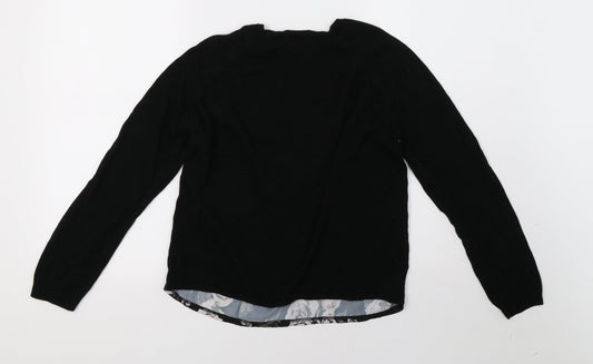 Matalan Womens Black Pullover Sweatshirt Size 8