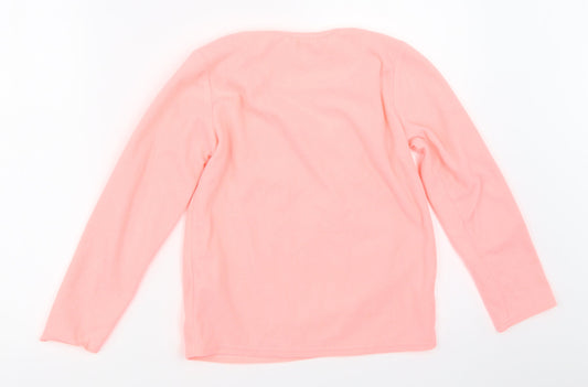 Primark Girls Pink Solid Top Pyjama Top Size 8-9 Years