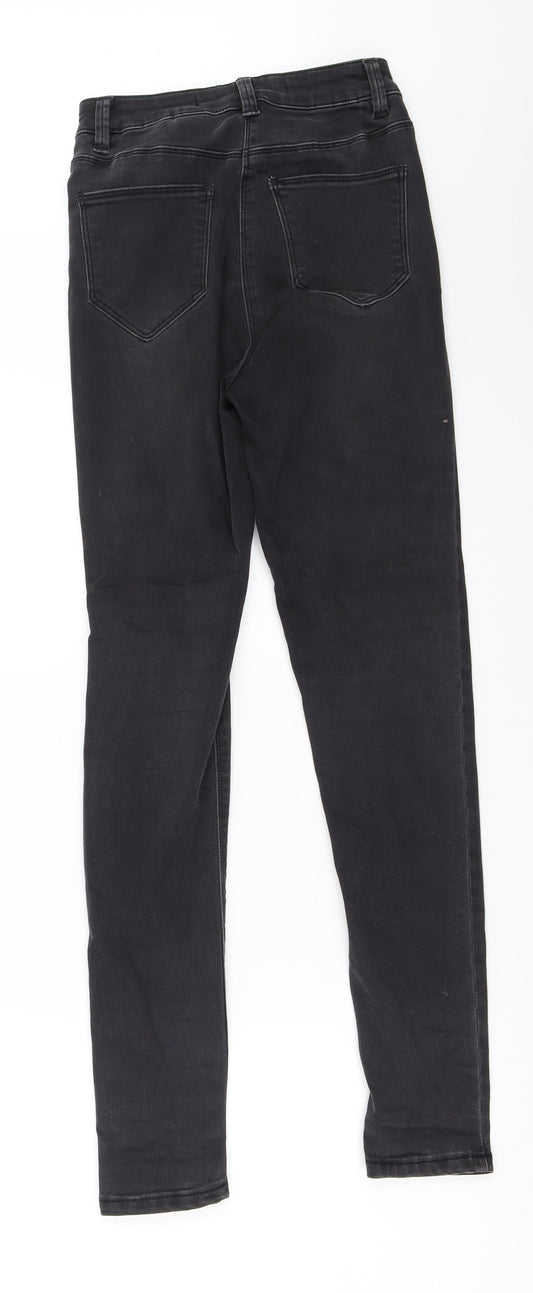 NEXT Womens Black Skinny Jeans Size 6 L28.5 in
