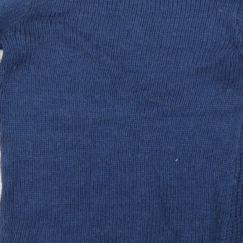 H&M Womens Blue Pullover Jumper Size 4