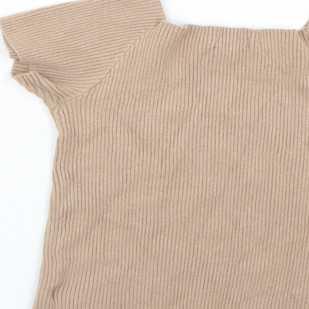 Primark Womens Beige Pullover Jumper Size 12
