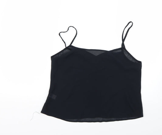 designers Womens Black Basic Blouse Size 16