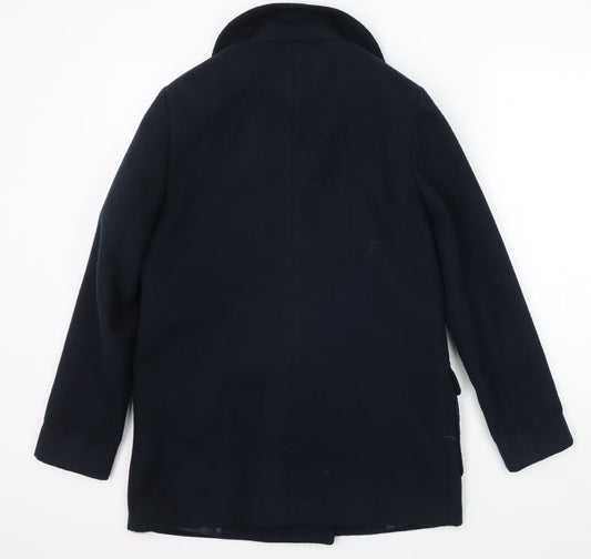 ruby & ted Womens Blue Jacket Coat Size 8