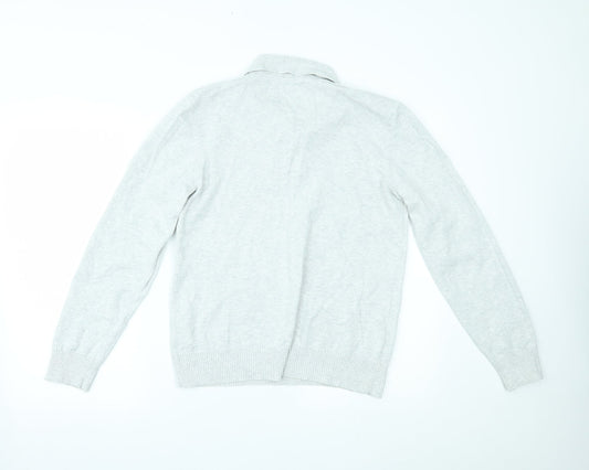 Peacocks Mens Grey Pullover Jumper Size M