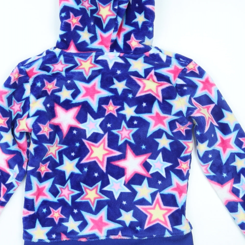 candy pink Girls Multicoloured Full Zip Hoodie Size XL