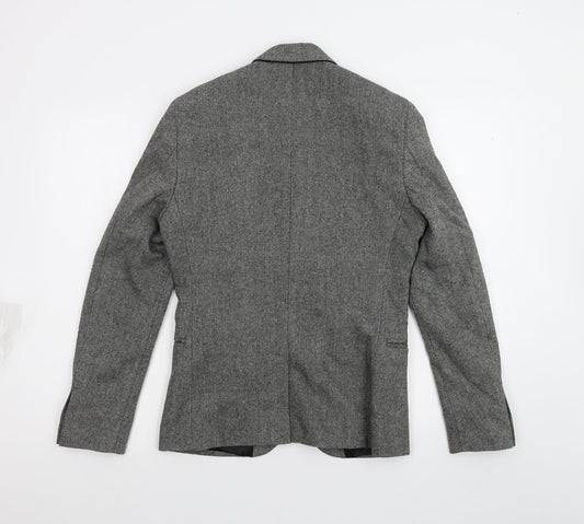 H&M Womens Grey Jacket Size 16