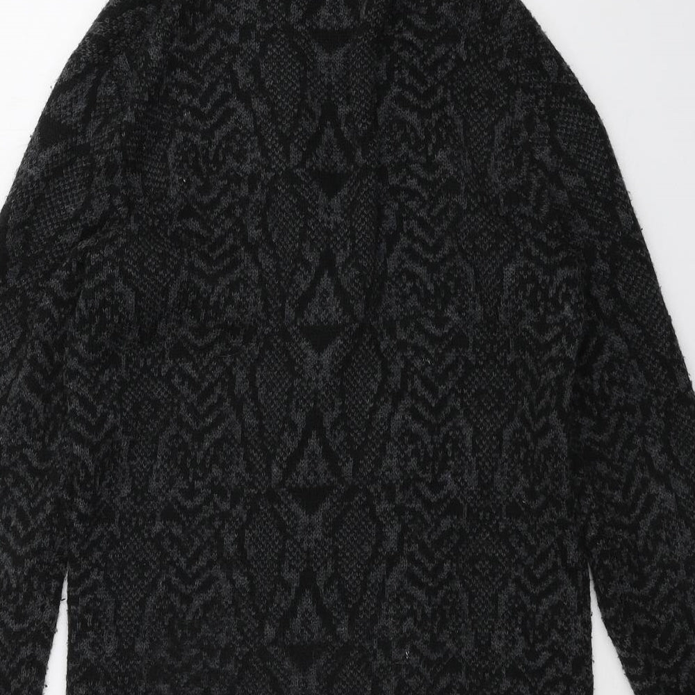 David Emanuel Womens Black Cardigan Jumper Size XS