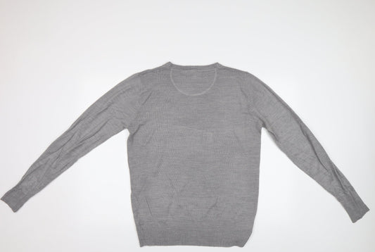 Industrialize Mens Grey Pullover Jumper Size M