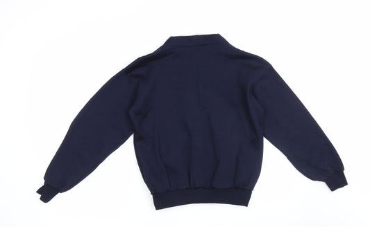 JMJ Boys Blue Cardigan Jumper Size 11-12 Years