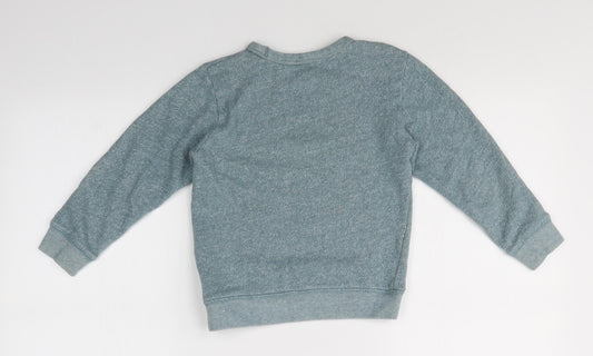 H&M Boys Green Pullover Sweatshirt Size 5 Years