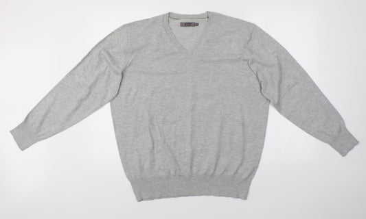 24:7 Mens Grey Pullover Sweatshirt Size XL