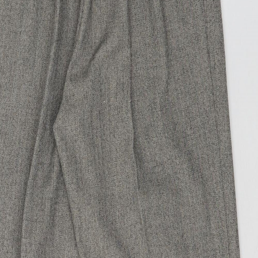 Preworn Womens Grey Dress Pants Trousers Size 14 L24 in