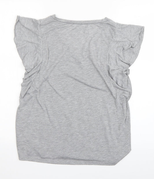 George Simonton Womens Grey Basic T-Shirt Size M