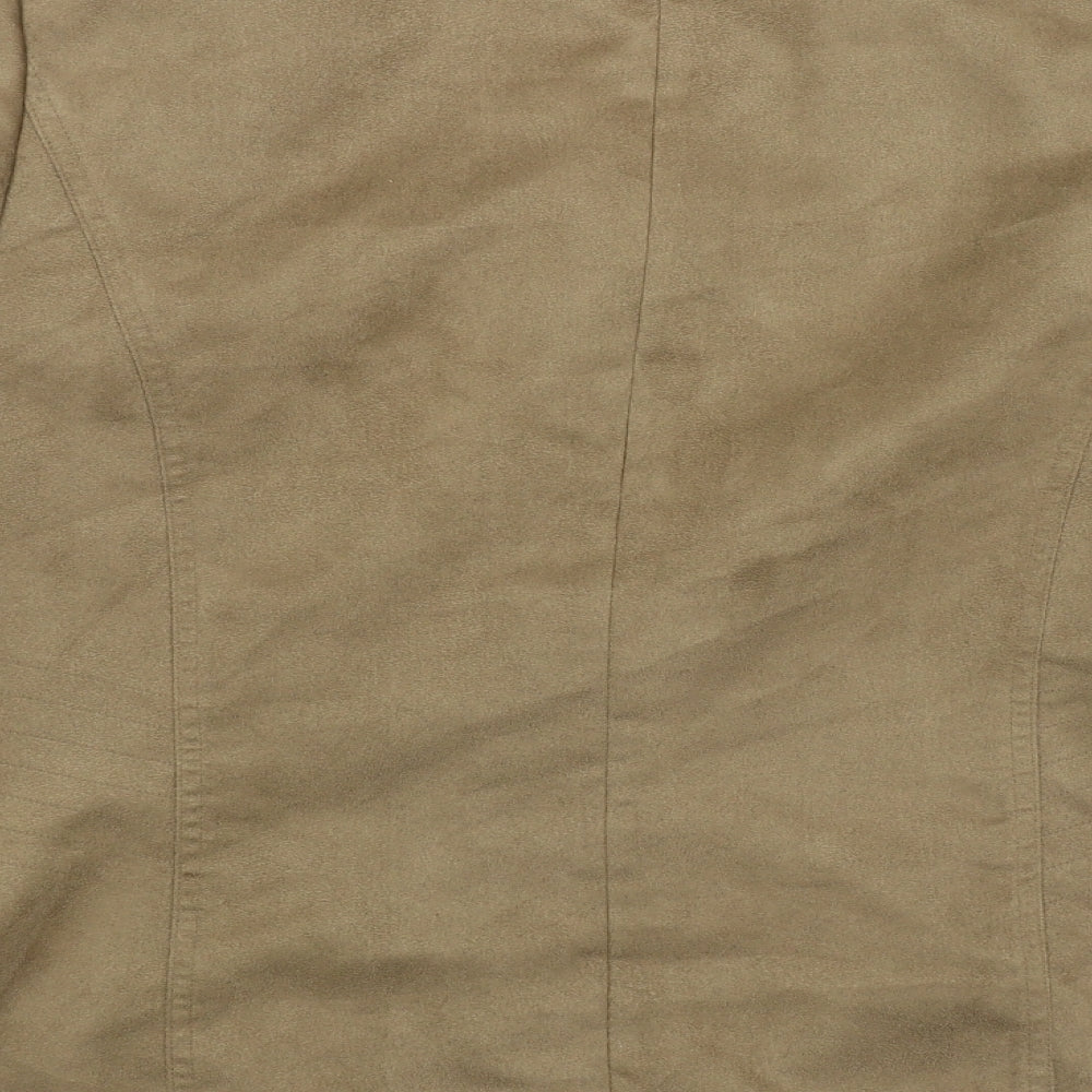 Preworn Womens Brown Jacket Size 14