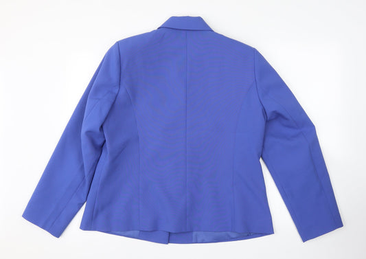Special Collection Womens Purple Jacket Sport Coat Size 16