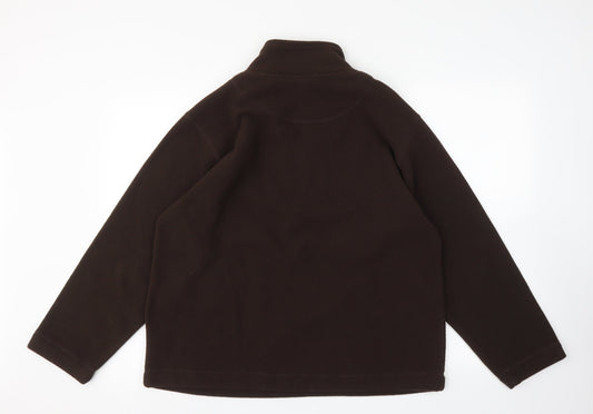 Suzanne Grae Womens Brown Pullover Sweatshirt Size M