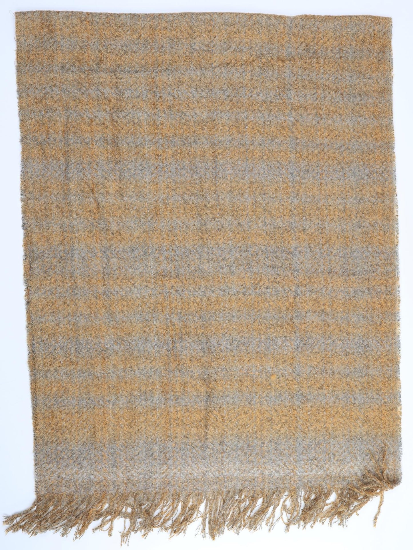 Preworn Womens Gold Striped Shawl/Wrap