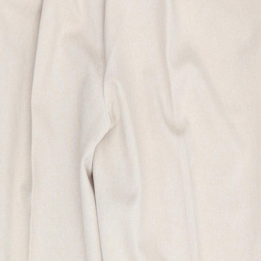 Classics Womens Beige Trousers Size 18 L27 in - Back Elastication
