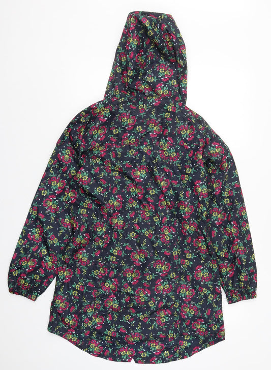 Originals Womens Multicoloured Floral Anorak Coat Size 10
