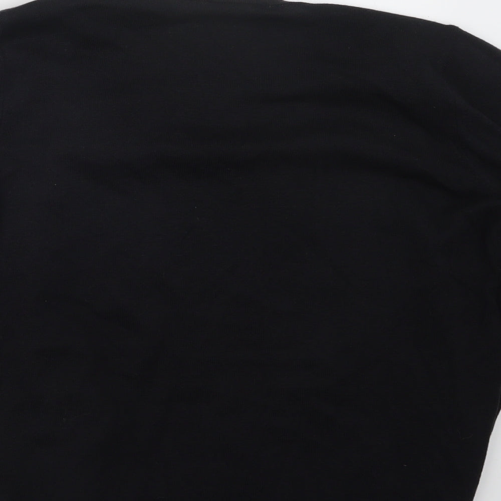Per Una Womens Black Cardigan Jumper Size 14 - Top and cardigan in one