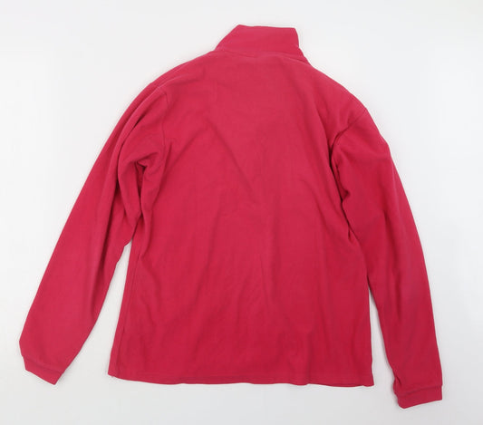 Outdoor Essentials Womens Pink Pullover Sweatshirt Size 14