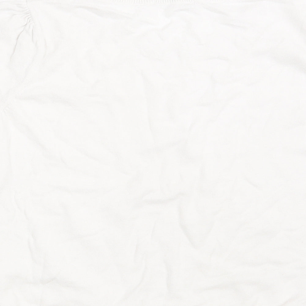 TU Womens White Pullover Jumper Size 14