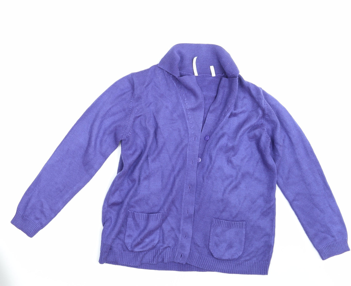 Anthology Womens Blue Cardigan Jumper Size 12