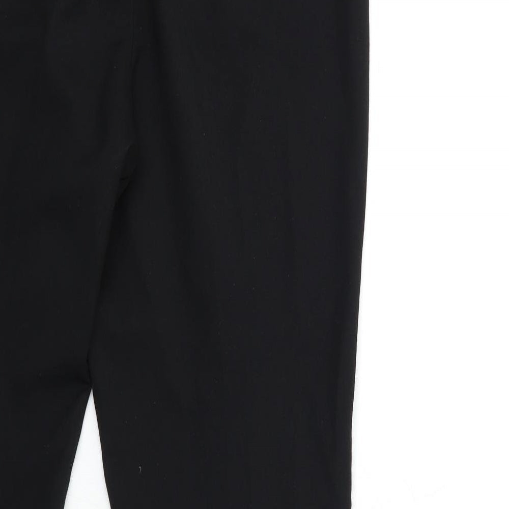 NEXT Womens Black Trousers Size 12 L28 in