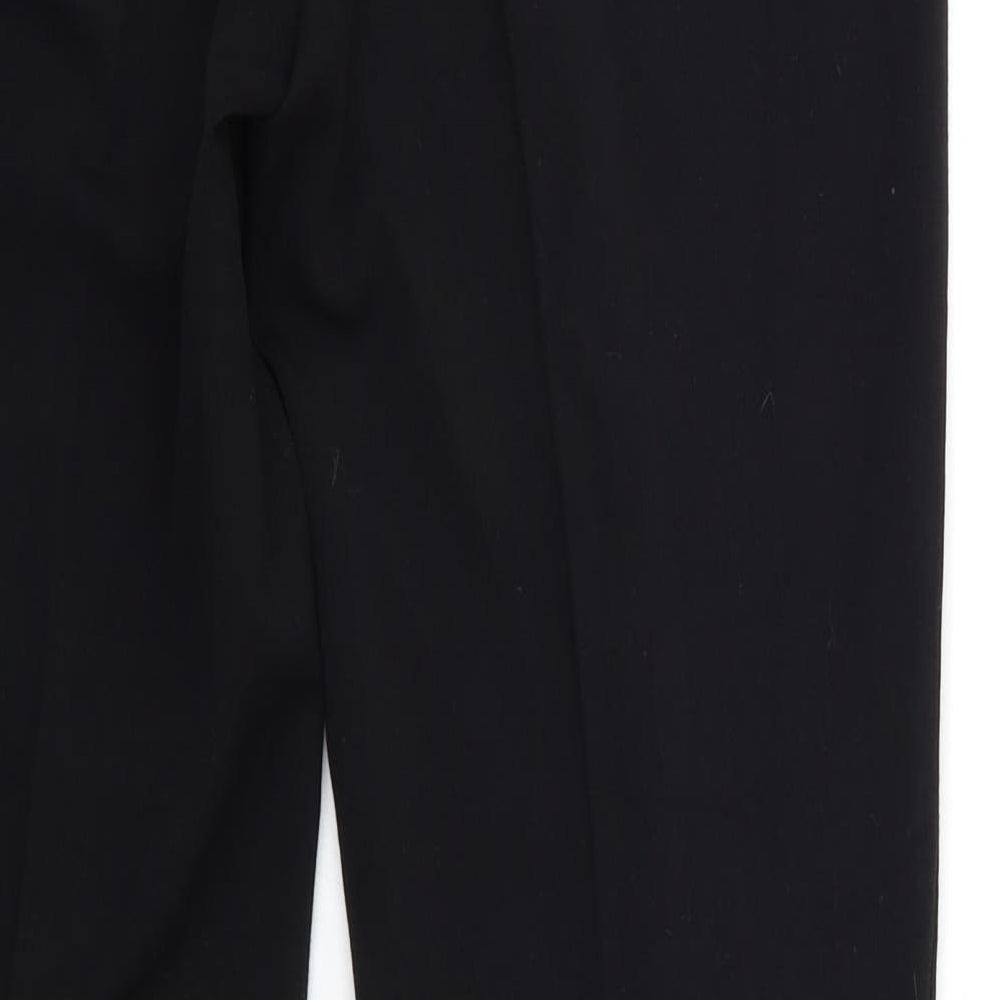 Marks and Spencer Womens Black Trousers Size 10 L30 in