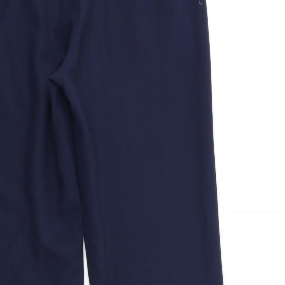 Preworn Womens Blue Trousers Size 12 L28 in