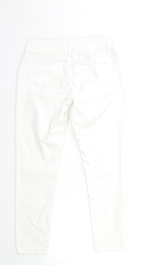 My Style Womens White Denim Jegging Jeans Size 26 in L25 in
