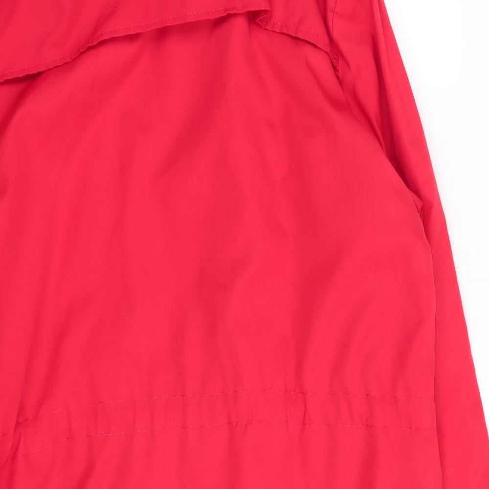 movitex Womens Red Overcoat Coat Size 10