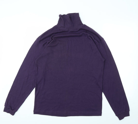 CASUALS Mens Purple Pullover Sweatshirt Size L