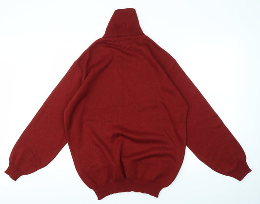 GREENWOODS Mens Red Pullover Sweatshirt Size XL