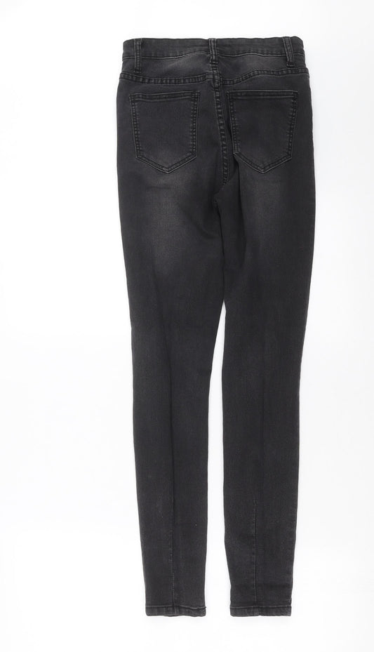 momokrom Womens Grey Denim Skinny Jeans Size 10 L28 in
