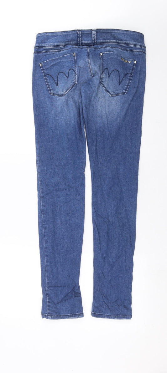 Met Womens Blue Denim Skinny Jeans Size 29 in L31 in