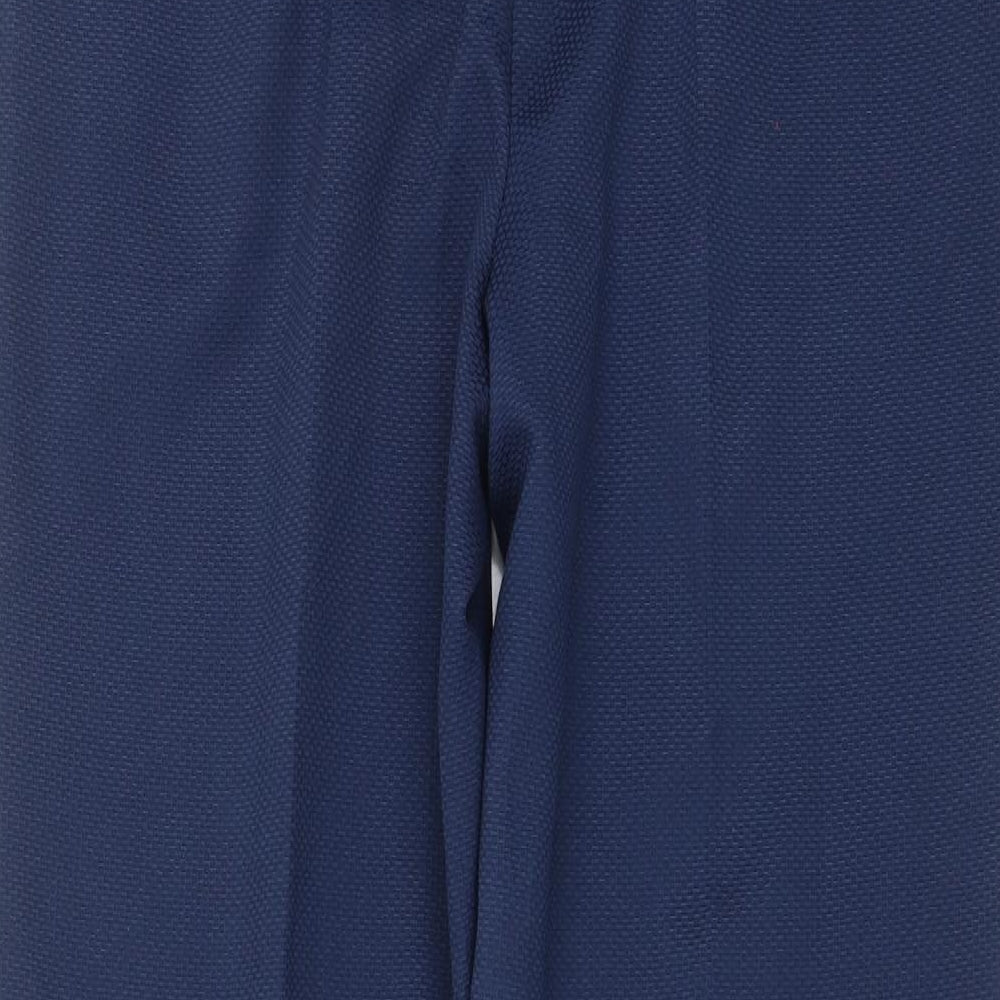 TOVA Womens Blue Geometric Trousers Size 10 L28 in