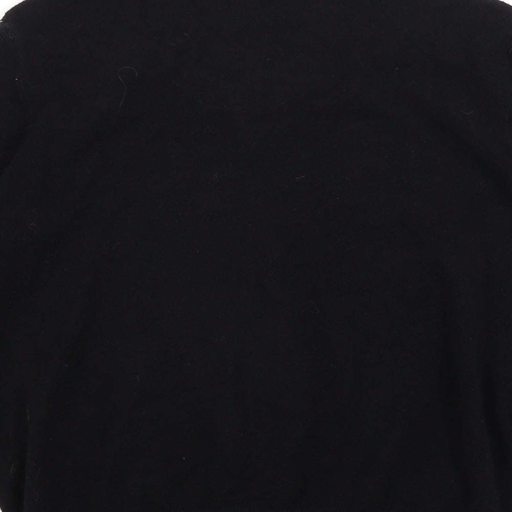 M&Co Womens Black Cardigan Jumper Size 14