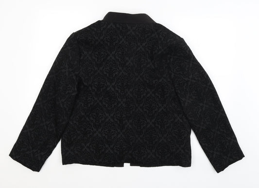 Atmosphere Womens Black Paisley Jacket Blazer Size 16