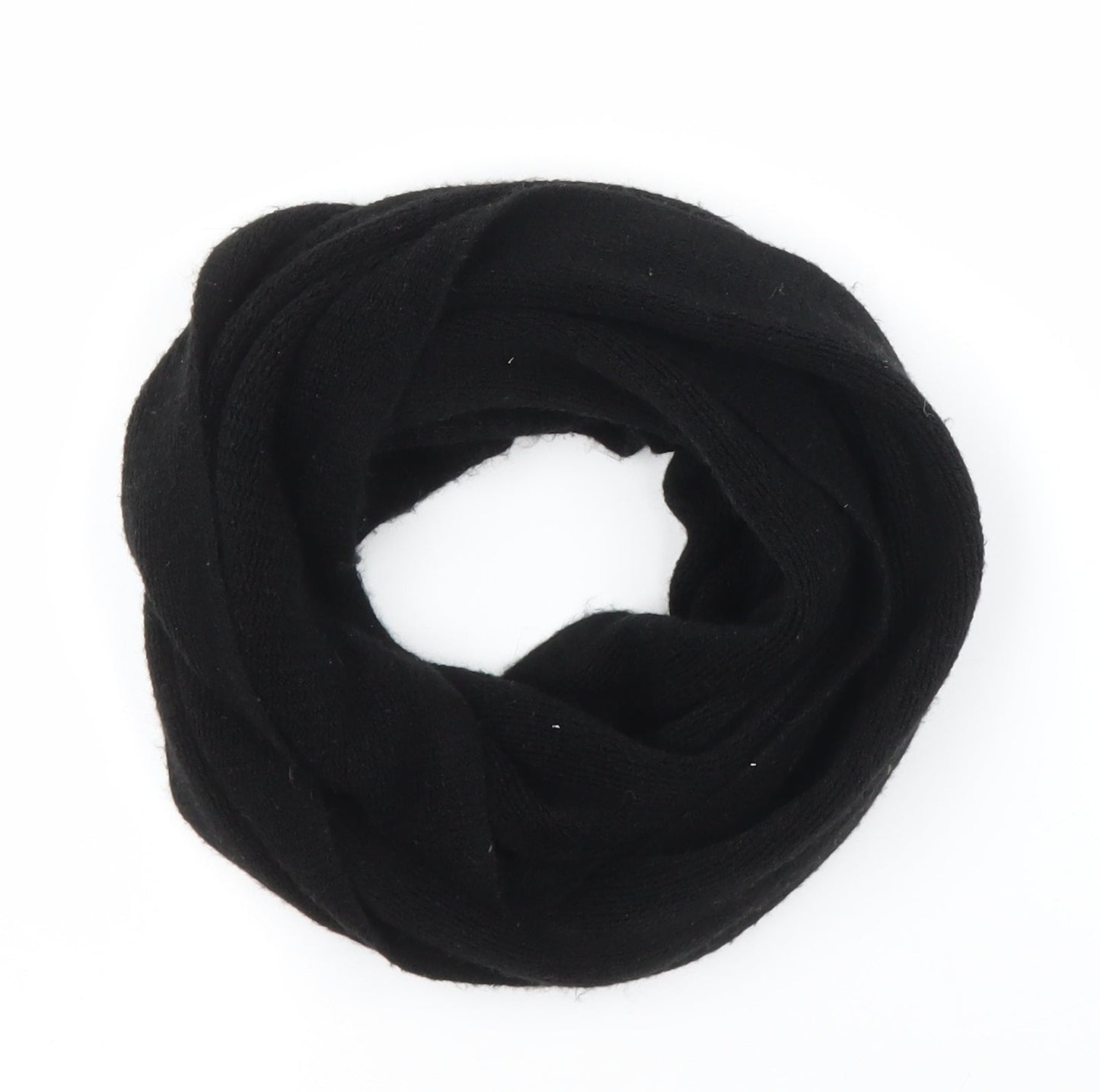 Preworn Unisex Black Scarf - Infinity scarf