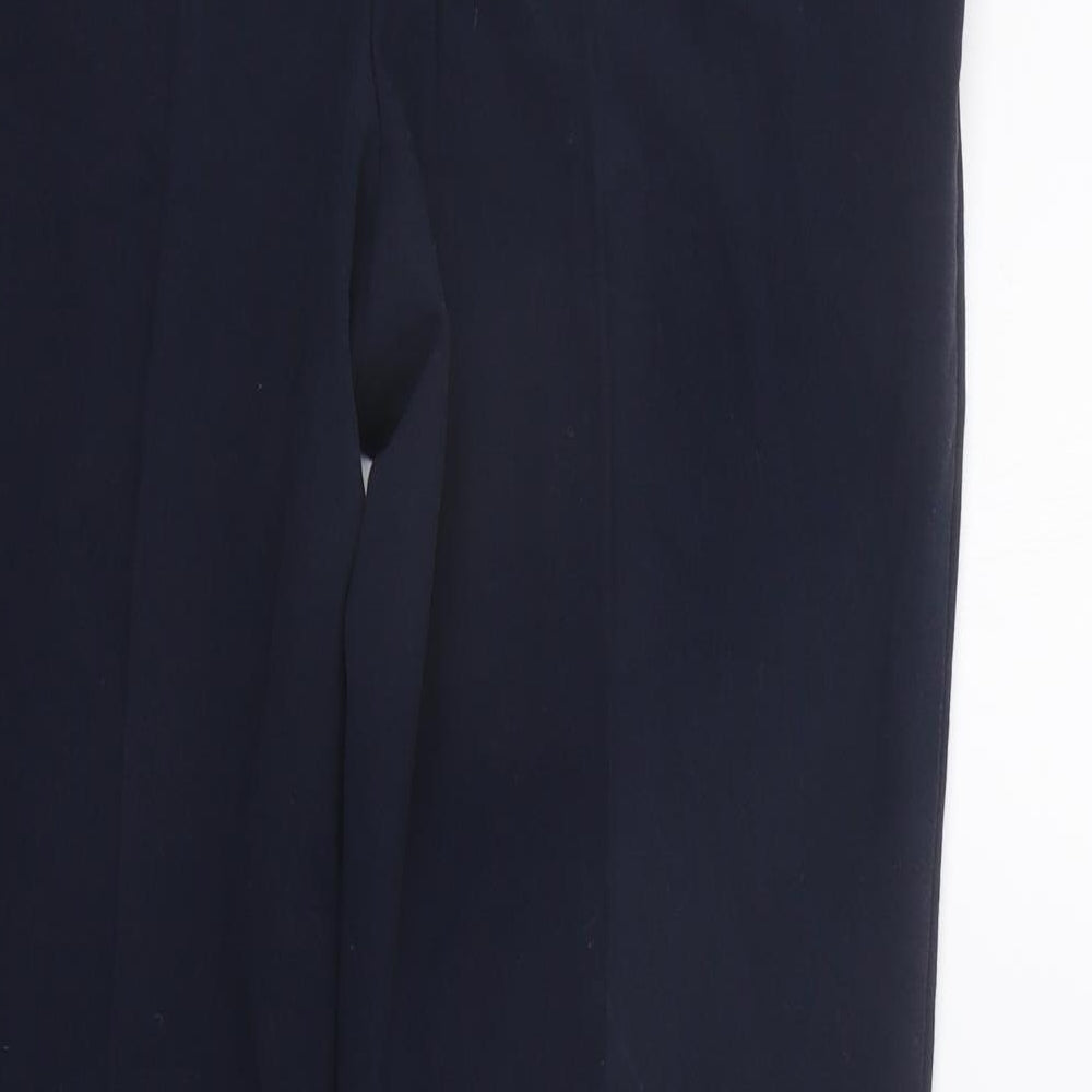 Marks and Spencer Womens Blue Trousers Size 10 L26 in